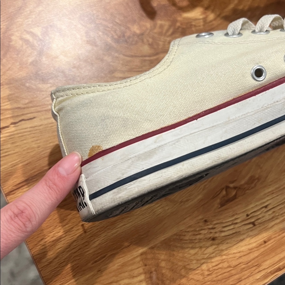 Converse Chuck Taylor All Star Low Top – Natural / Off-White Canvas - Picture 5 of 6